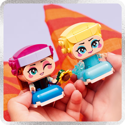 LEGO® ǀ Disney Frozen Mini Anna en Elsa - 2 Frozen Bouwfiguren voor Kinderen Vanaf 5 Jaar - 43284