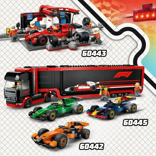 LEGO Formel 1 Kombi-Angebot: 60442, 60443 und 60445 Formel 1-Autos