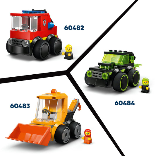 LEGO® City Voertuigen – Politiewagen - Bouwset met Minivoertuig en Minifiguur van Politieagent – 60481