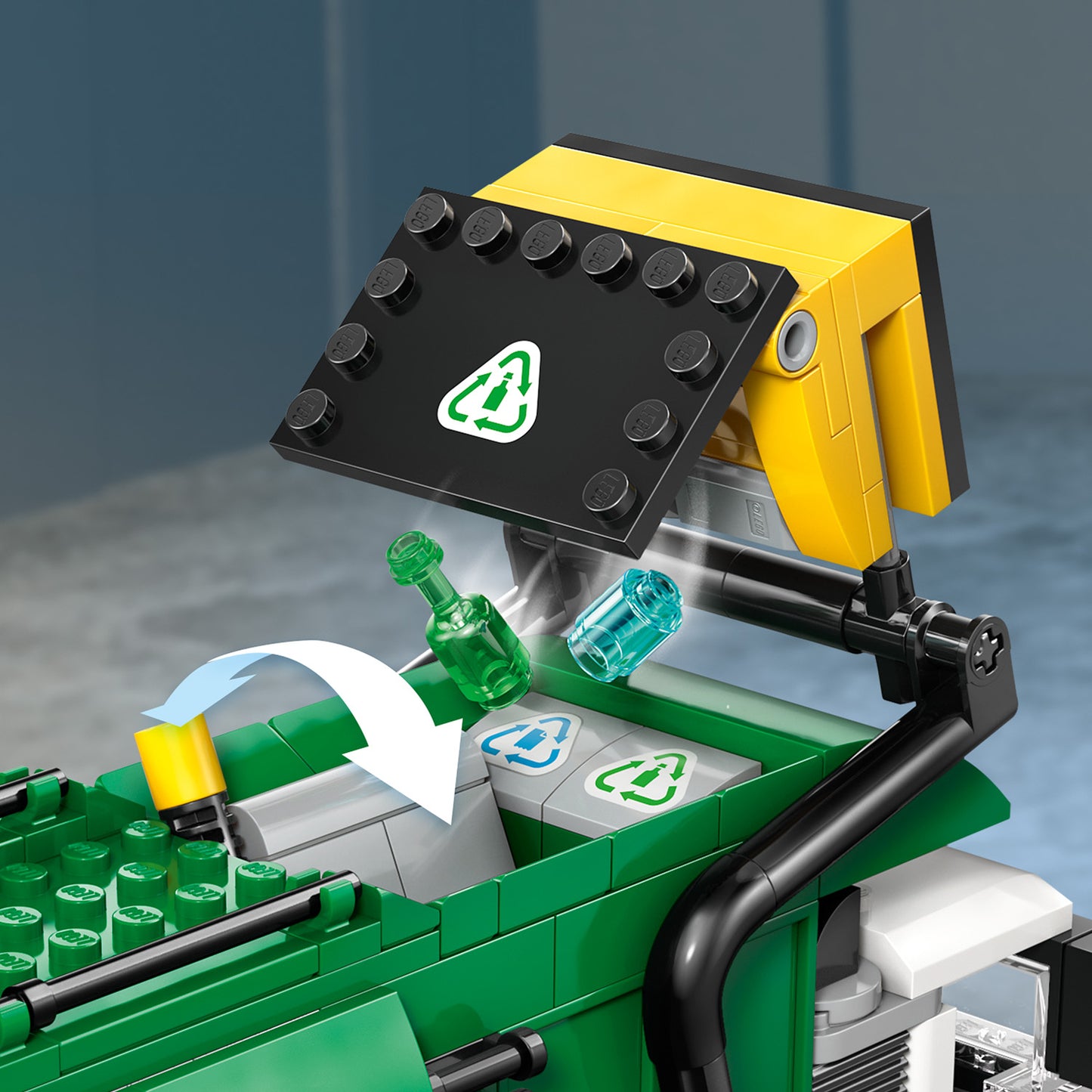 LEGO City Recyclingtruck – Vrachtwagen Speelgoed voor Kinderen vanaf 7 Jaar 60495