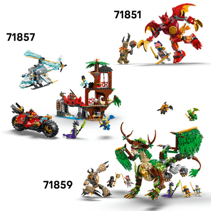 LEGO® NINJAGO® Jay's Transformerende Auto - Ninja Speelgoedauto - Bouwset met 5 Minifiguren - 71856