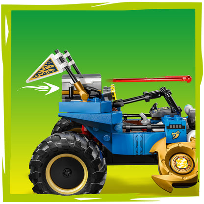 LEGO® NINJAGO® Jay's Transformerende Auto - Ninja Speelgoedauto - Bouwset met 5 Minifiguren - 71856