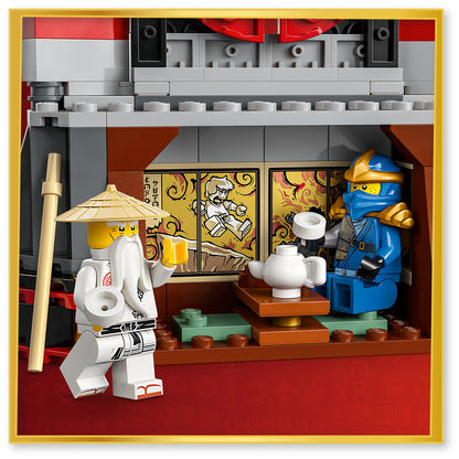 LEGO® NINJAGO® 15-Jarig Jubileum: Display met Ninjapersonages - 8 Minifiguren - Displaystandaard - 71866