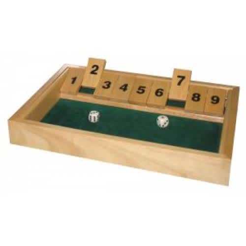 Shut the box dobbelspel groot