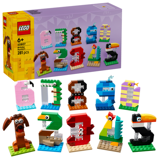 LEGO Verjaardagscijfers 40807 Creator