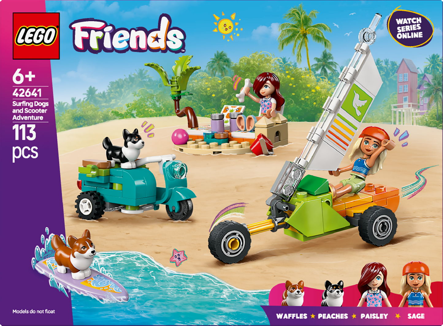 LEGO Surf- und Scooter-Spaß mit den Welpen 42641 Friends