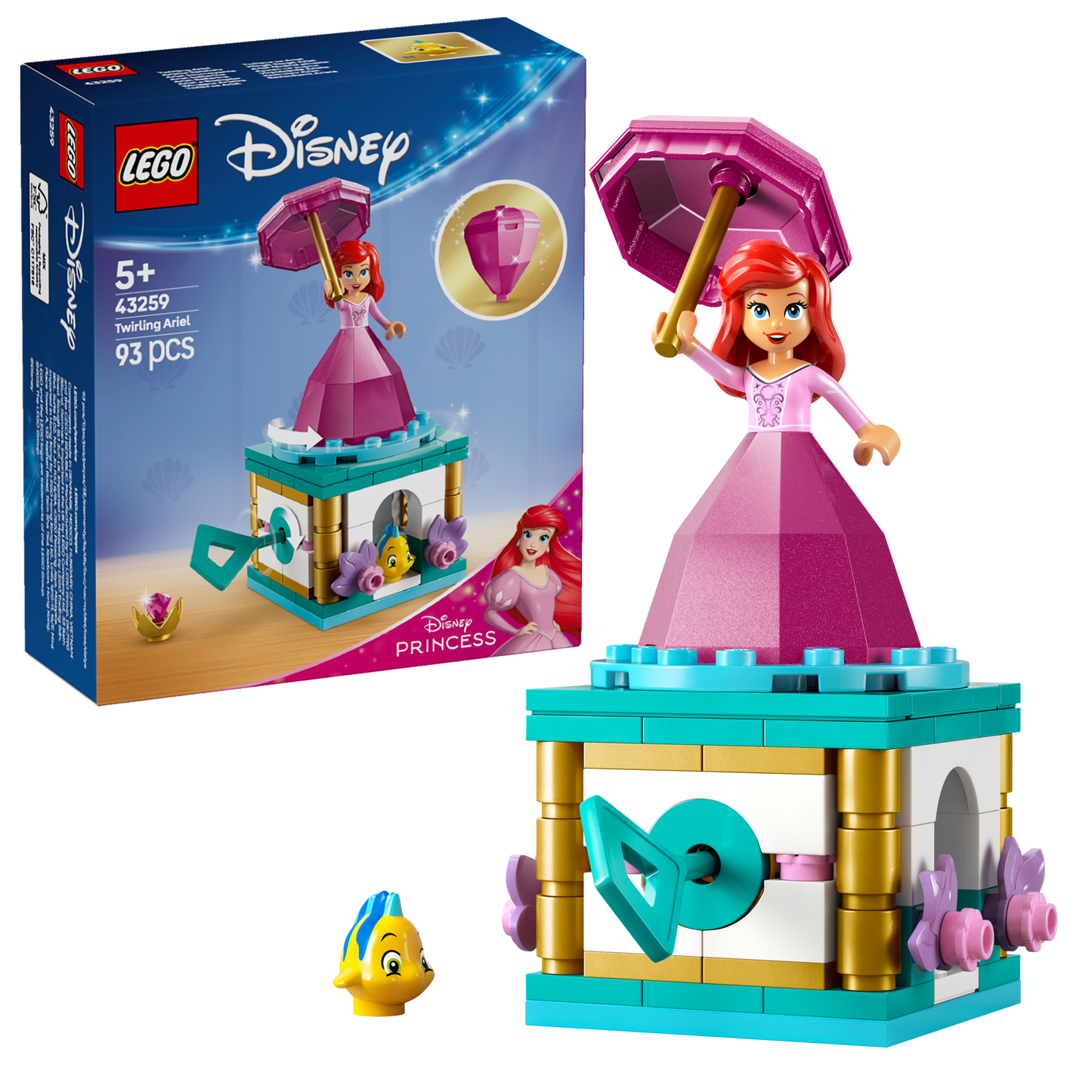LEGO Kreiselnde Arielle 43259 Disney