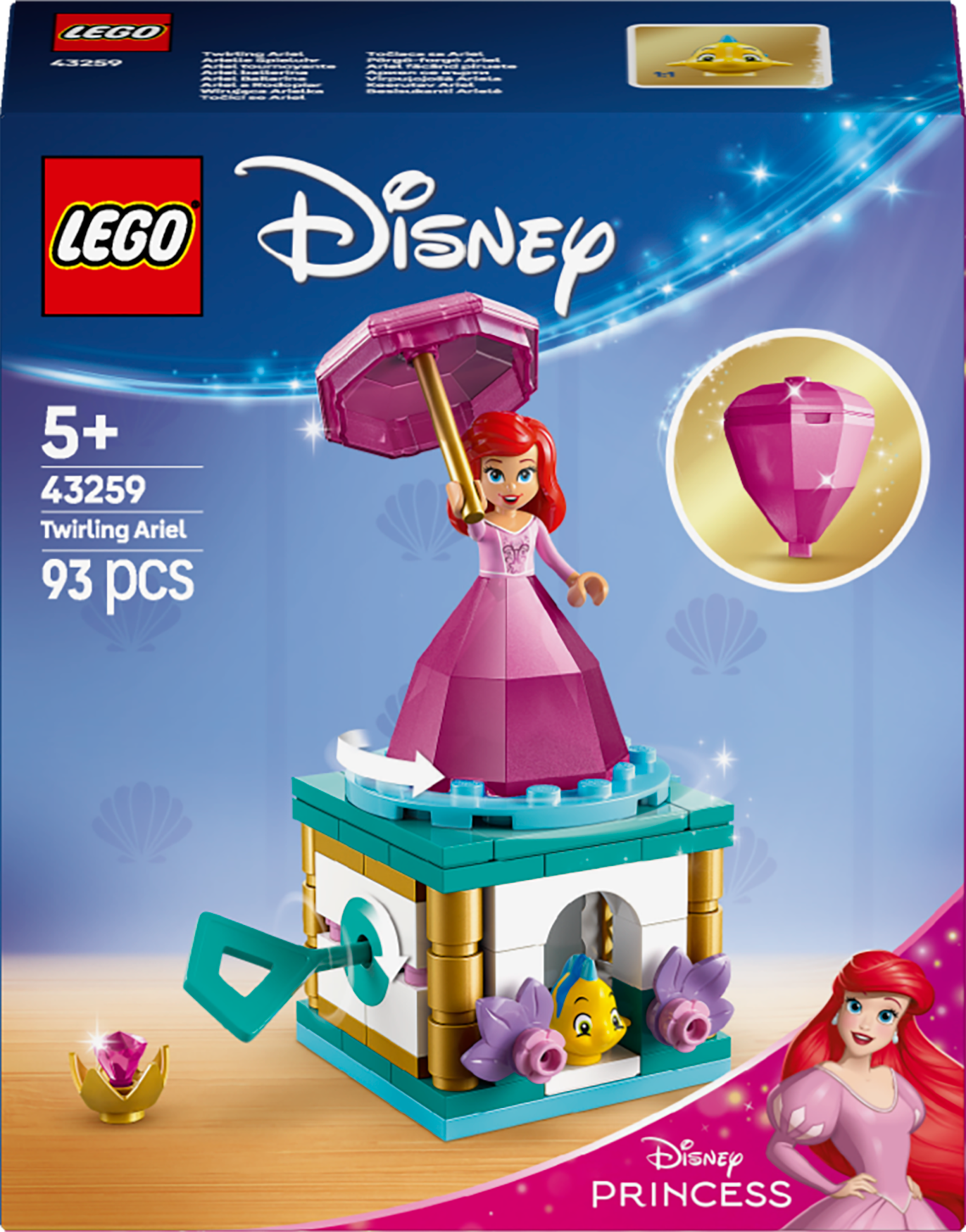 LEGO Kreiselnde Arielle 43259 Disney