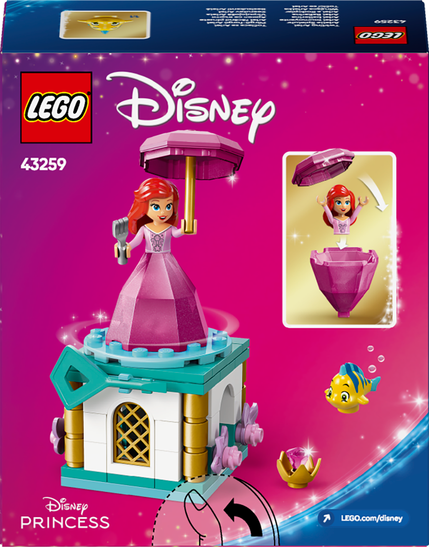 LEGO Kreiselnde Arielle 43259 Disney