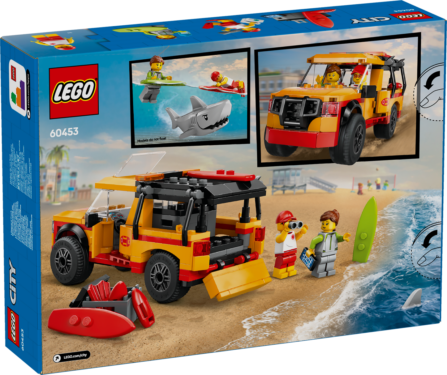 LEGO Rettungsschwimmer-Rettungswagen 60453 City