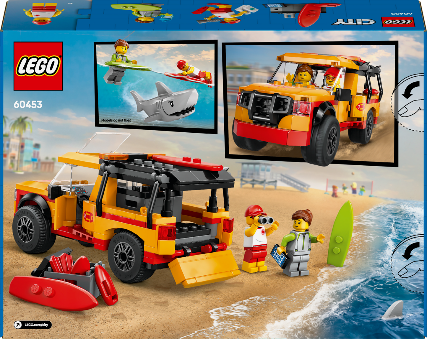 LEGO Rettungsschwimmer-Rettungswagen 60453 City