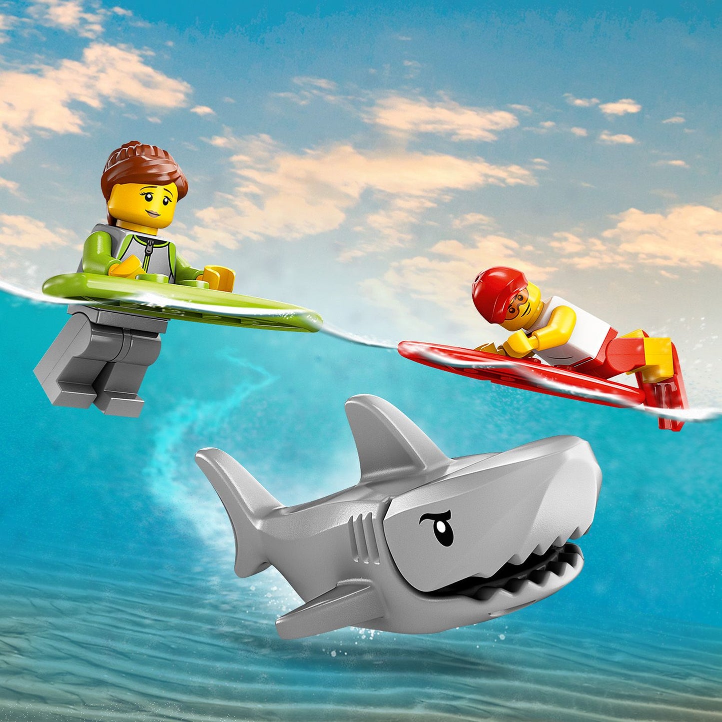 LEGO Rettungsschwimmer-Rettungswagen 60453 City