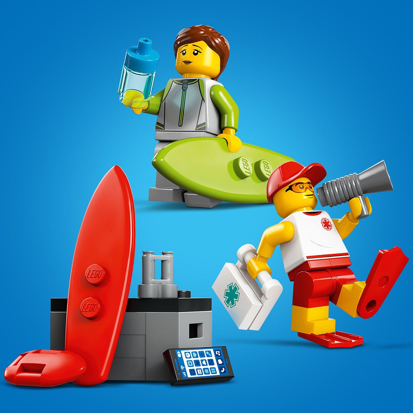 LEGO Rettungsschwimmer-Rettungswagen 60453 City