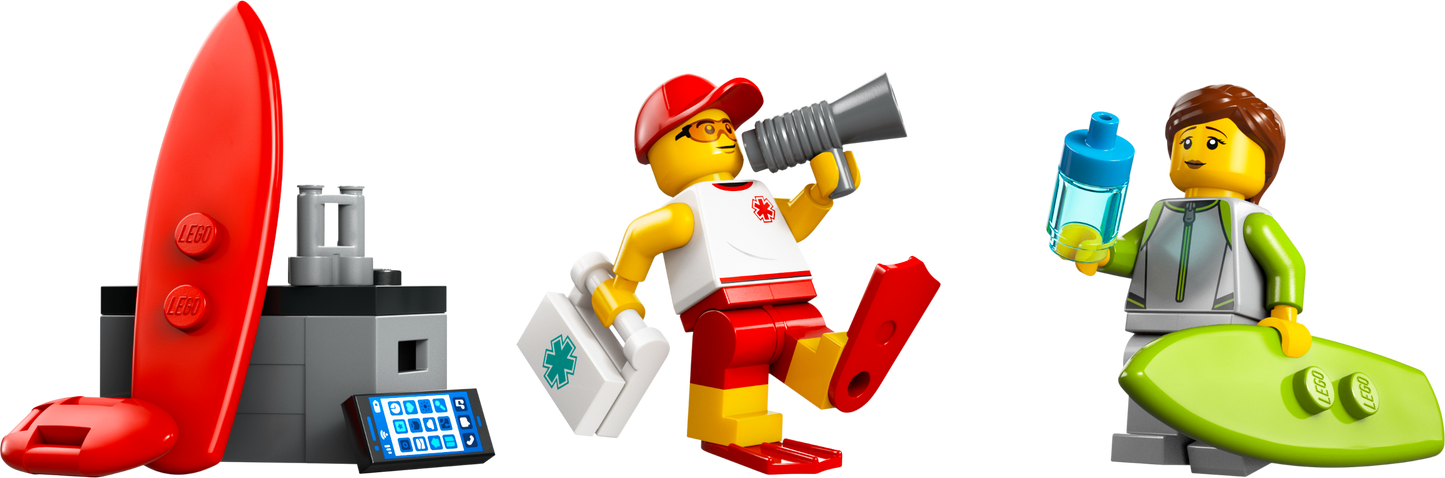 LEGO Rettungsschwimmer-Rettungswagen 60453 City