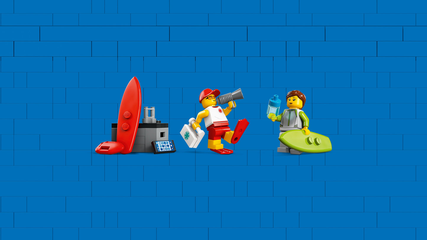LEGO Rettungsschwimmer-Rettungswagen 60453 City