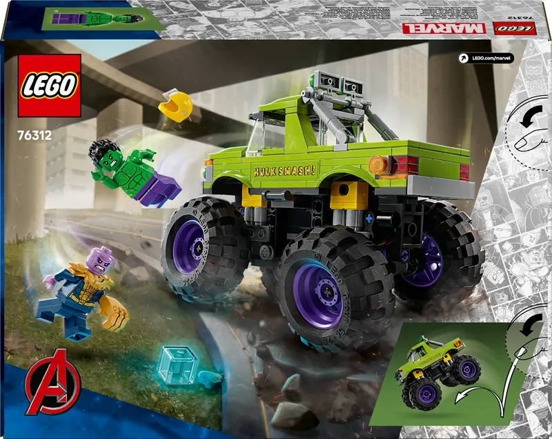 LEGO Der Hulk-Truck vs. Thanos 76312 Superhelden