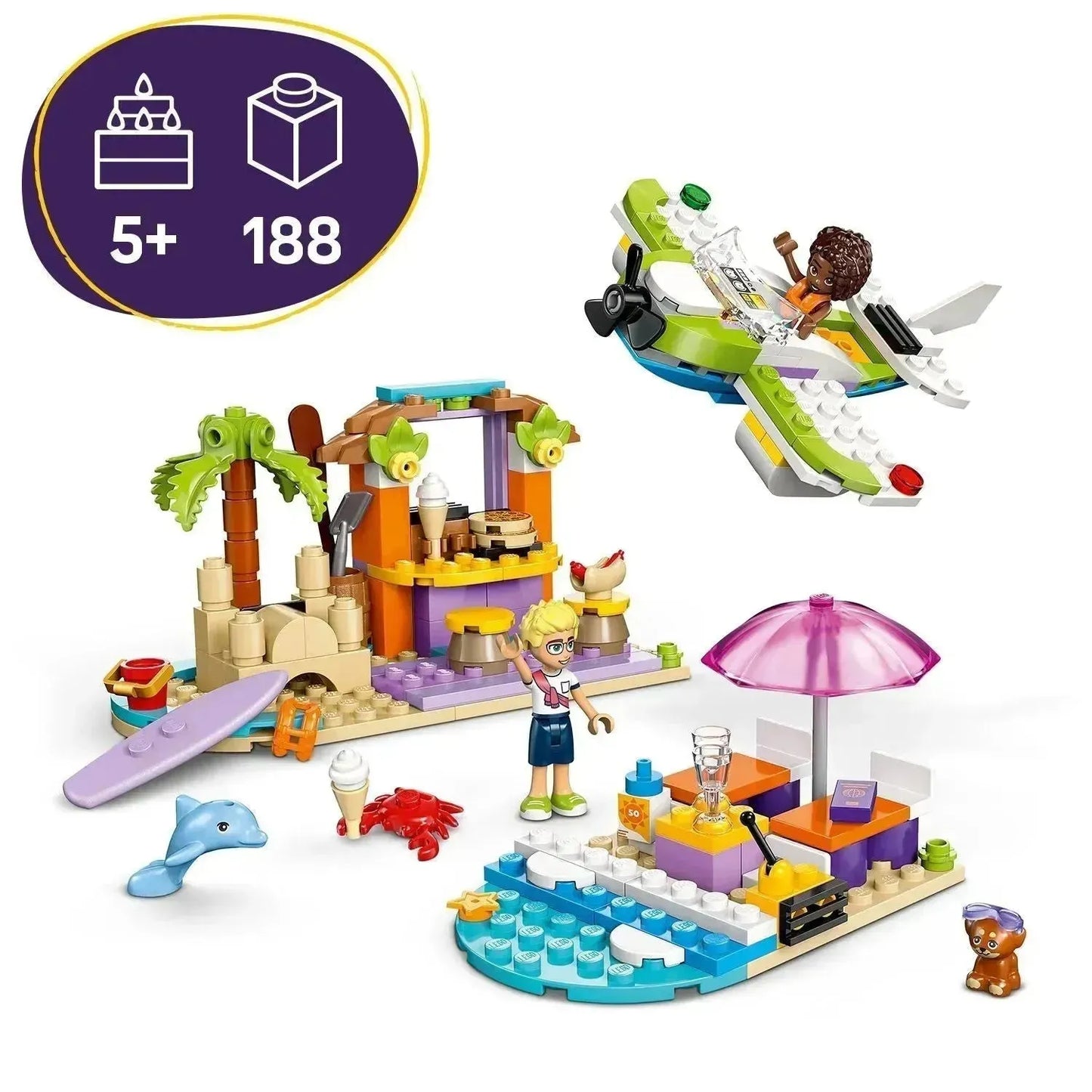 LEGO Creatieve strand en reiskoffer 42672 Friends