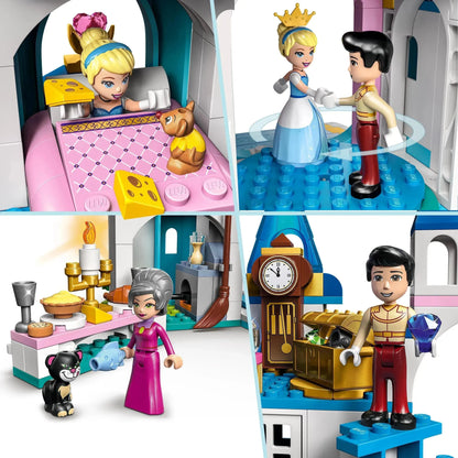 LEGO Het Disney kasteel van Assepoester en de knappe prins 43206 Disney