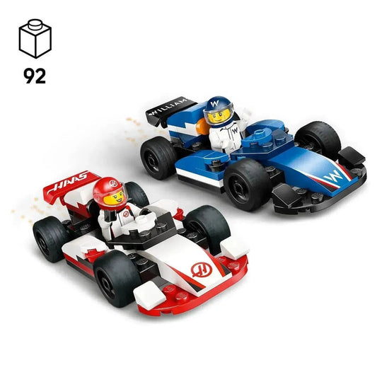 LEGO F1 Williams Racing &amp; Haas Formel 1 Autos 60464 City