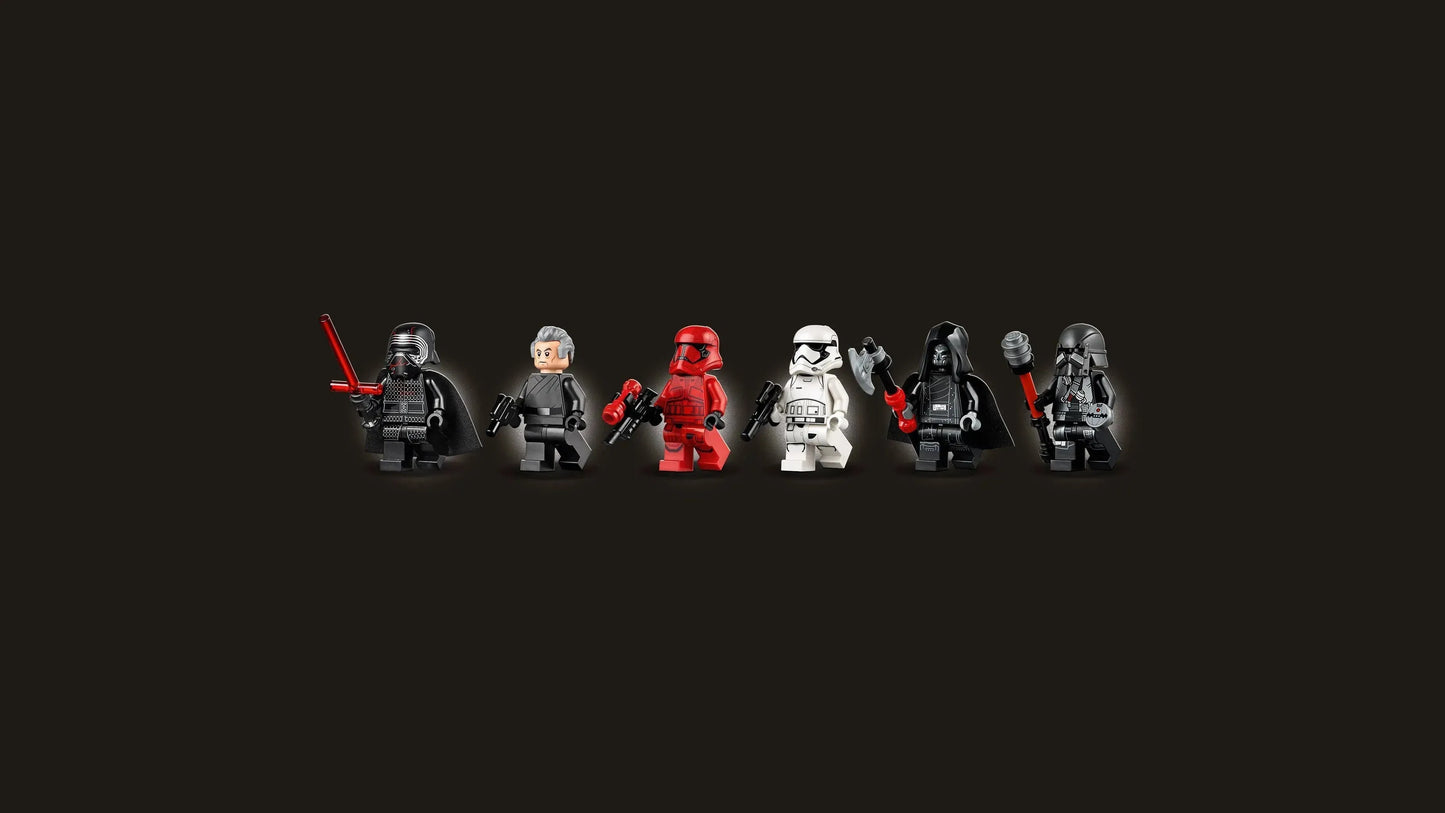 LEGO Kylo Ren's shuttle inclusief Kylo Ren, Pryde, Sith, Troopers en Knights 75256 StarWars