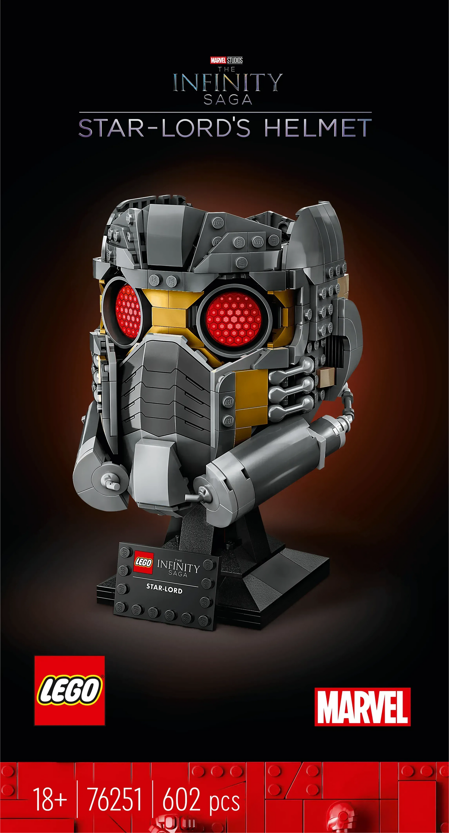 LEGO Star-Lords helmet 76251 Marvel