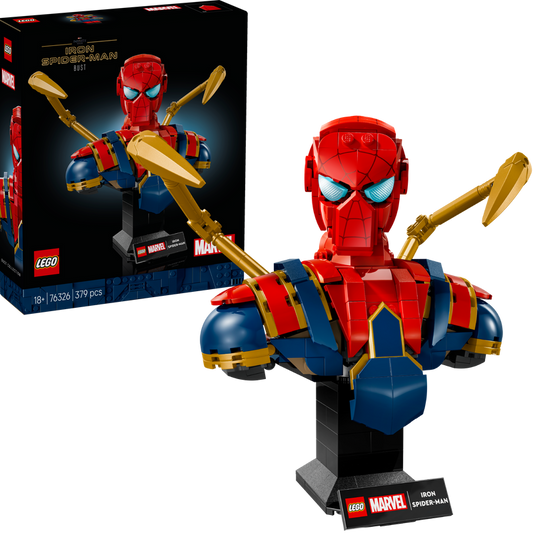 LEGO Iron Spider-Man buste 76326 Superheroes (Pre-order: augustus)