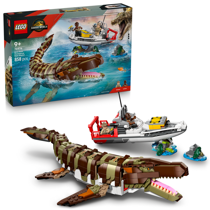 LEGO Bouwbare Mosasaurus bootmissie 76974 Jurassic World (Pre-Order: juni)