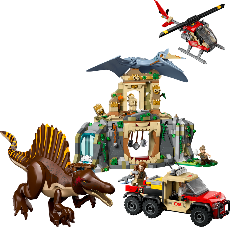 LEGO Spinosaurus en Quetzalcoatlus luchtmissie 76976 Jurassic World (Pre-Order: Juni 2025)