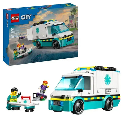 LEGO Krankenwagen mit Brüdern 60451 City