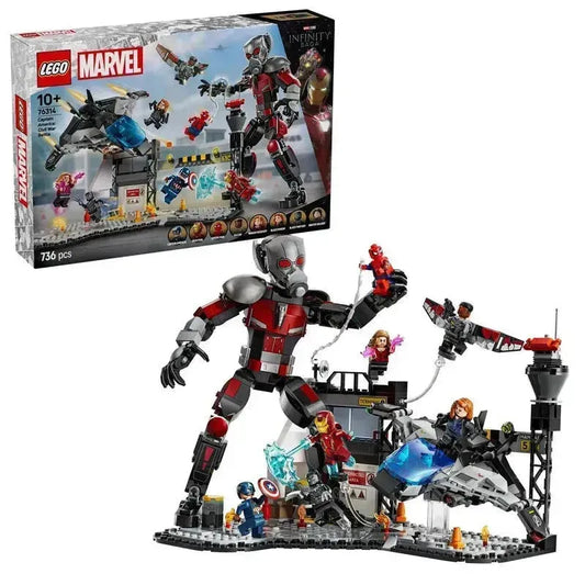 LEGO Captain America: Civil War-Actionszene 76314 Superhelden