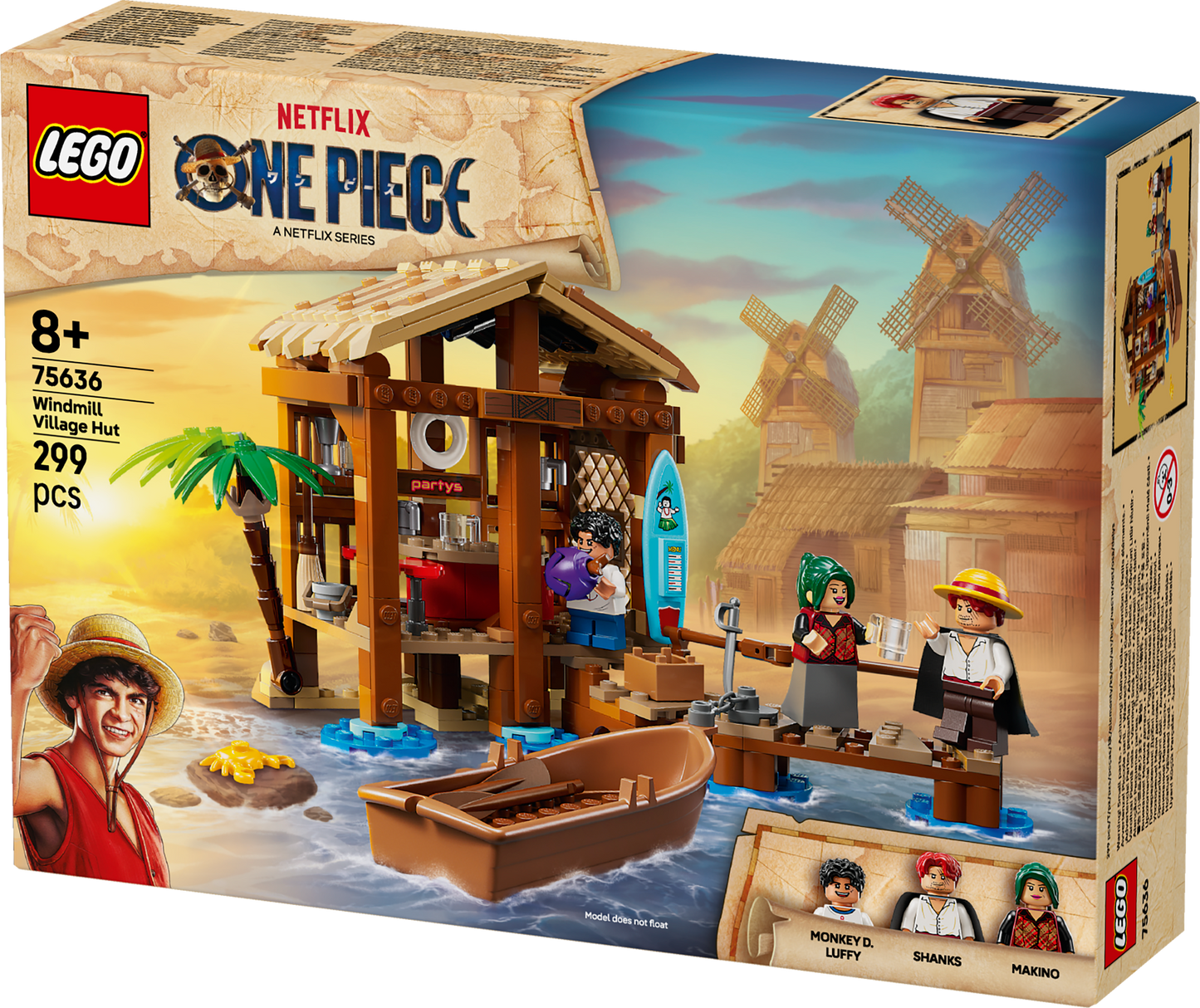 LEGO Hut in Windmolendorp 75636 One Piece