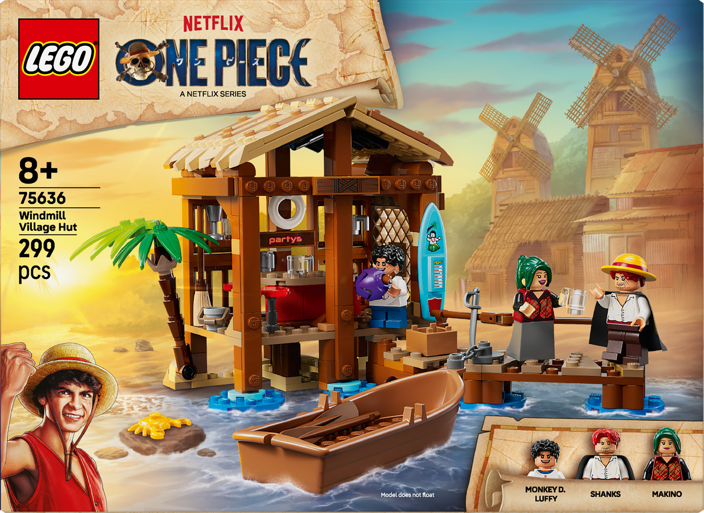 LEGO Hut in Windmolendorp 75636 One Piece