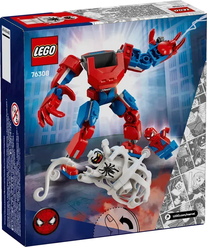 LEGO Spiderman Mecha vs Anti Venom 76308 Superhelden