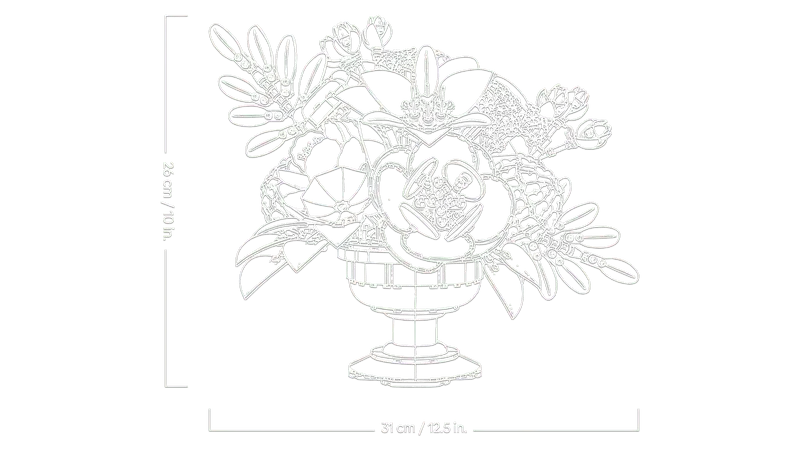 LEGO Bloemstuk 10345 Botanische Collectie