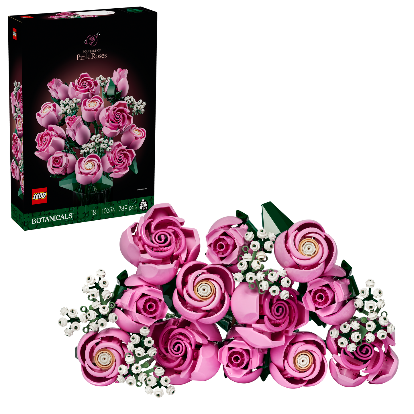 LEGO Roze rozenboeket 10374 Icons (Pre-Order: oktober)