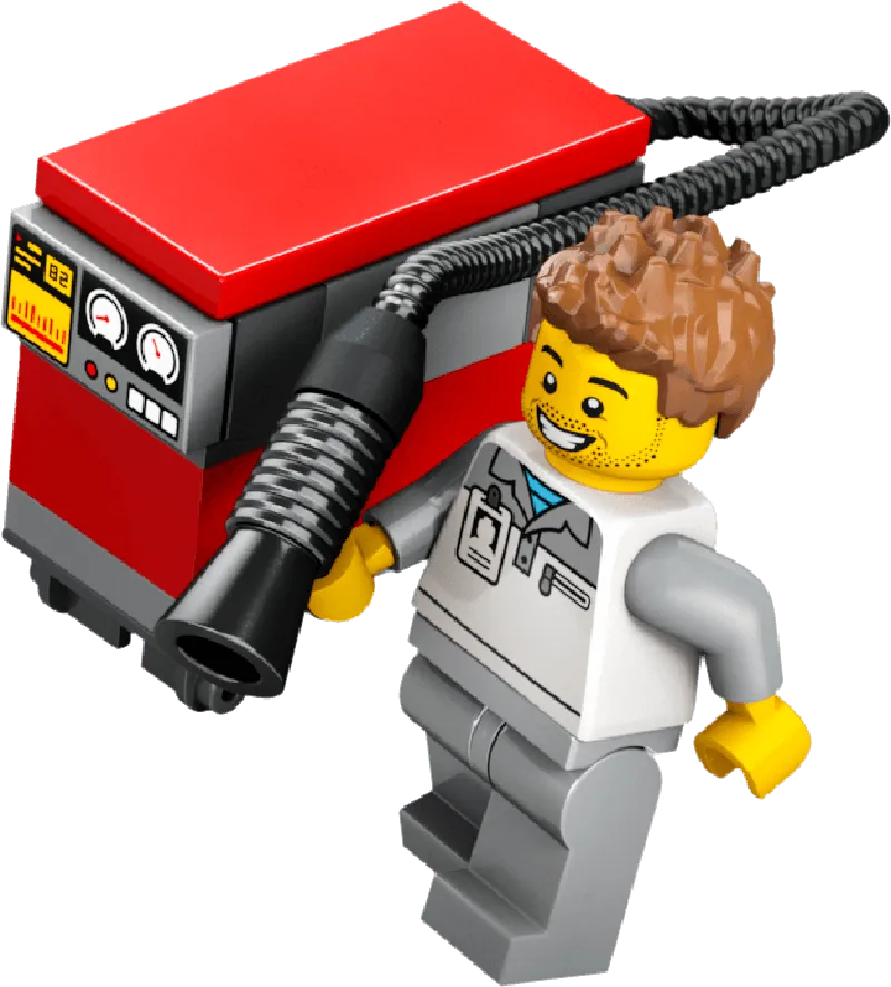 LEGO Pitbox mit Mercedes AMG und Alpine F1 Autos 60444 City