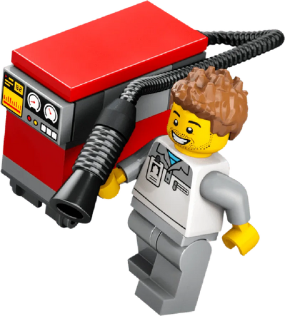 LEGO Pitbox mit Mercedes AMG und Alpine F1 Autos 60444 City