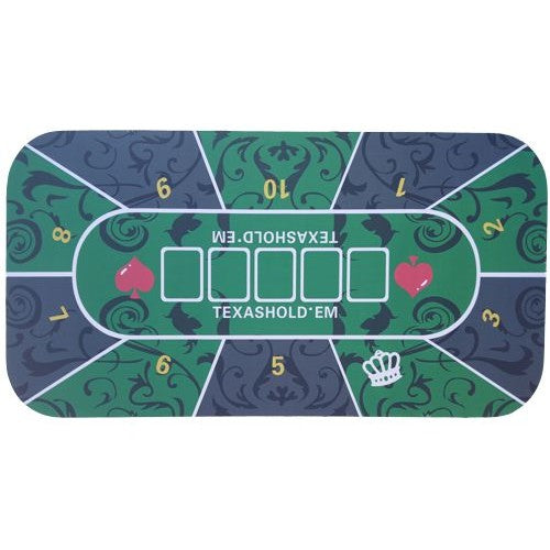 Poker-kleed 180x90cm.groen neopreen