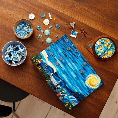 LEGO Vincent van Gogh - De sterrennacht 21333 Ideas (USED) LEGO IDEAS @ 2TTOYS | Official LEGO shop😊🥰 LEGO €. 114.99