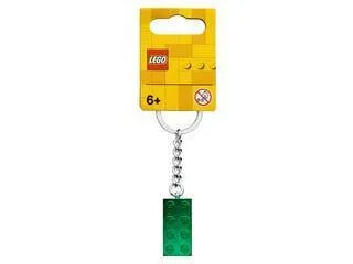 LEGO 2x4 Green Metallic Keyring 854083 Gear LEGO Gear @ 2TTOYS | Official LEGO shop😊🥰 LEGO €. 3.99