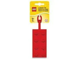 LEGO 2x4 Red Silicone Luggage Tag 5005340 Gear LEGO Gear @ 2TTOYS | Official LEGO shop😊🥰 LEGO €. 6.99