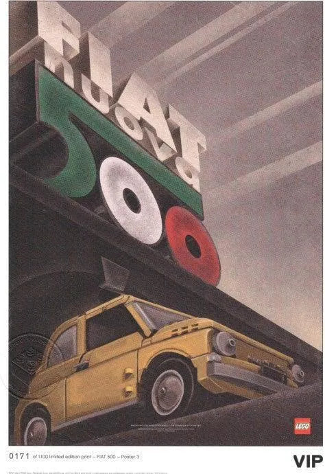 LEGO Fiat Art Print 3 - Nuova Italia 5006305 Gear LEGO Gear @ 2TTOYS | Official LEGO shop😊🥰 LEGO €. 9.99